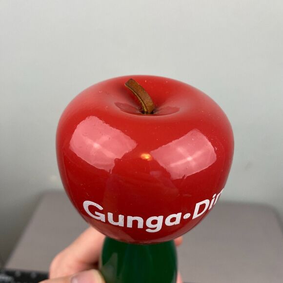 St. Julian Winery Gunga Din cider tap handle Green 10.5" pub man cave‎ she shed - Picture 2 of 9